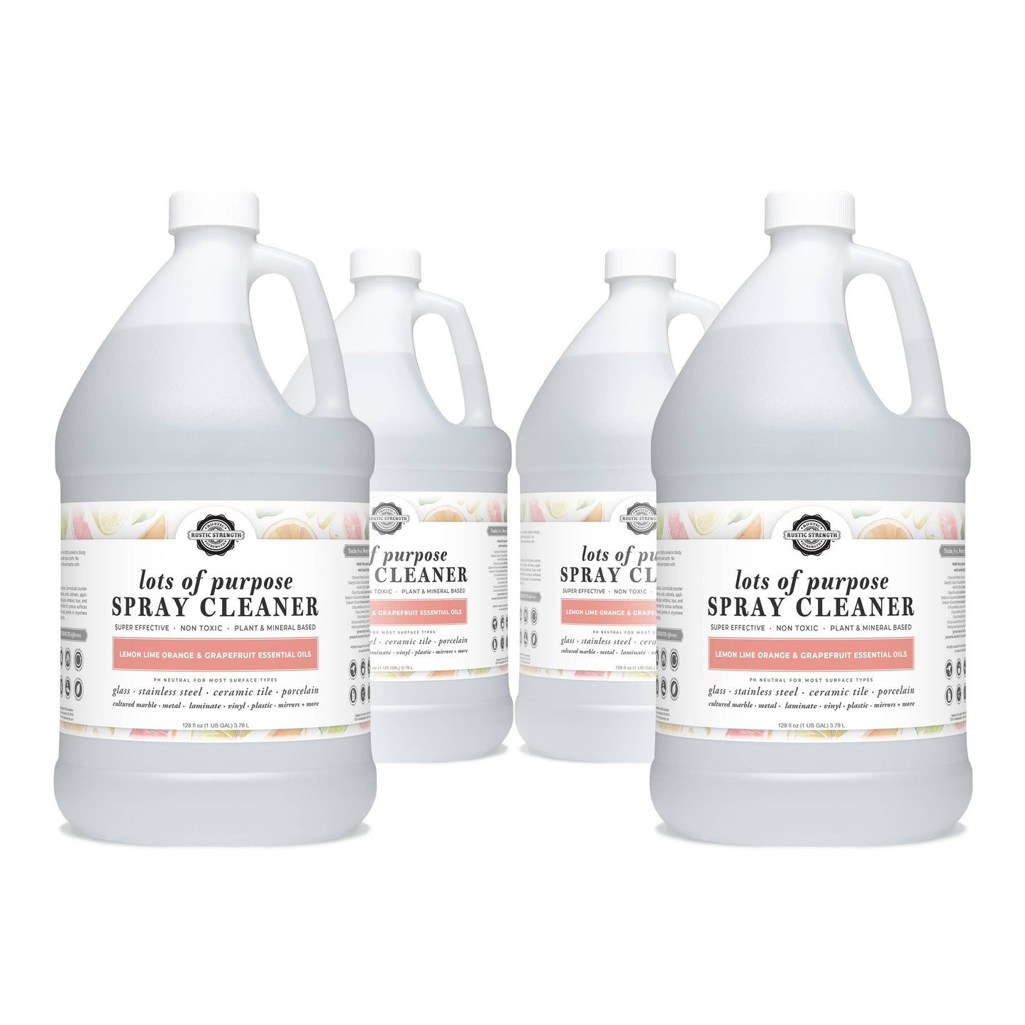 Rustic Strength: Multi-Purpose Spray Cleaner | Lemon Lime Orange Grapefruit