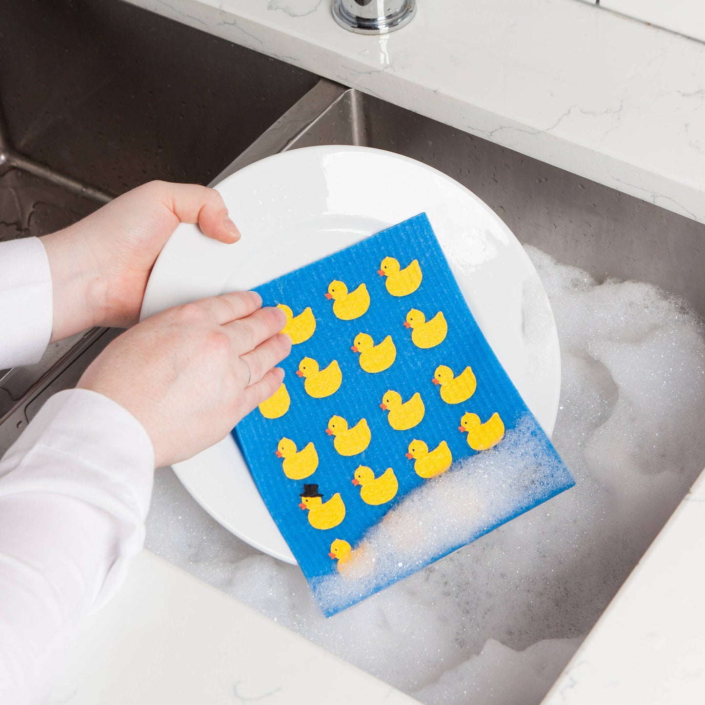 Swedish Dishcloth Rubber Duckies