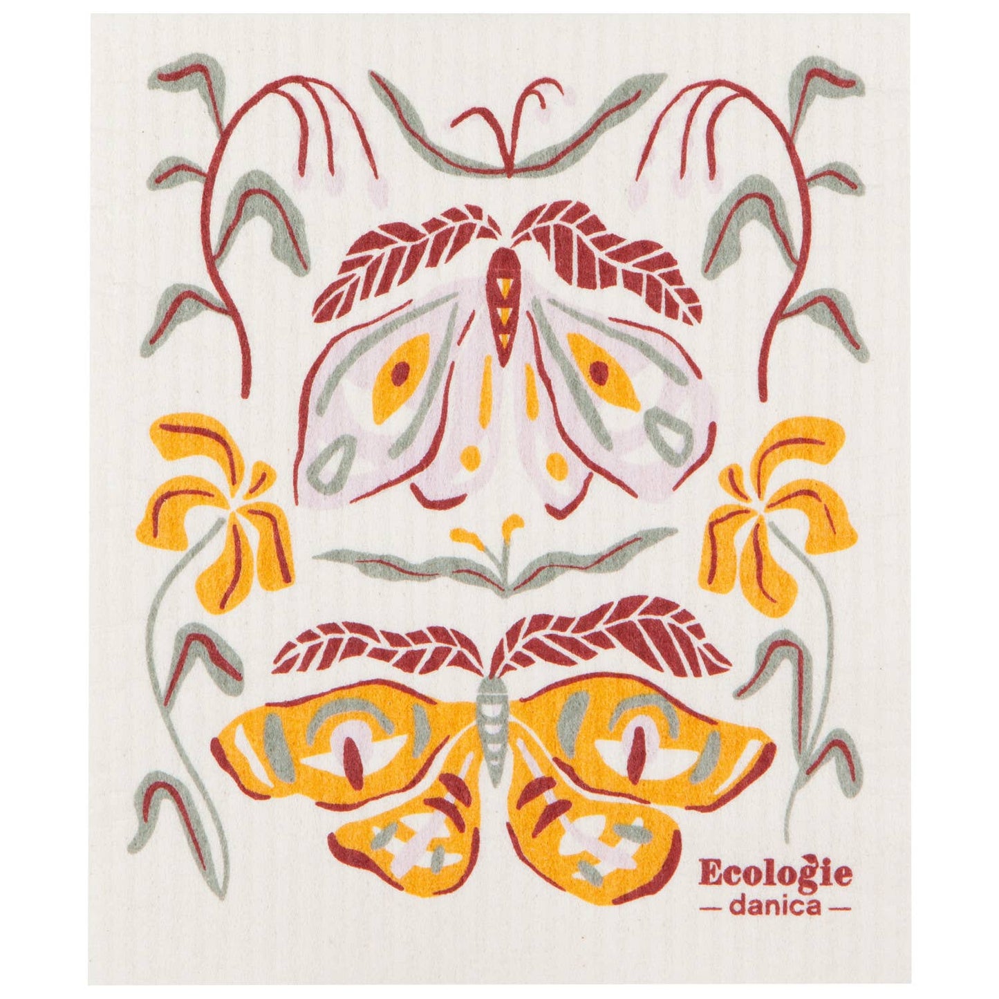 Nocturna Swedish Dishcloth (Moth Fall Collection)