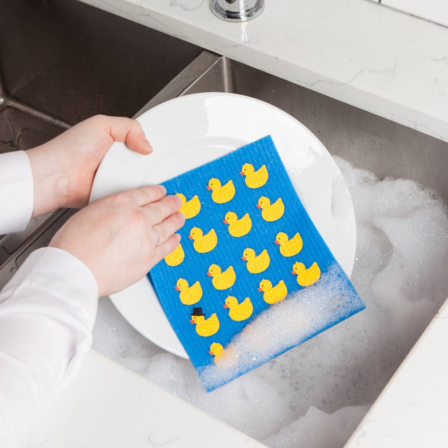 Swedish Dishcloth Rubber Duckies