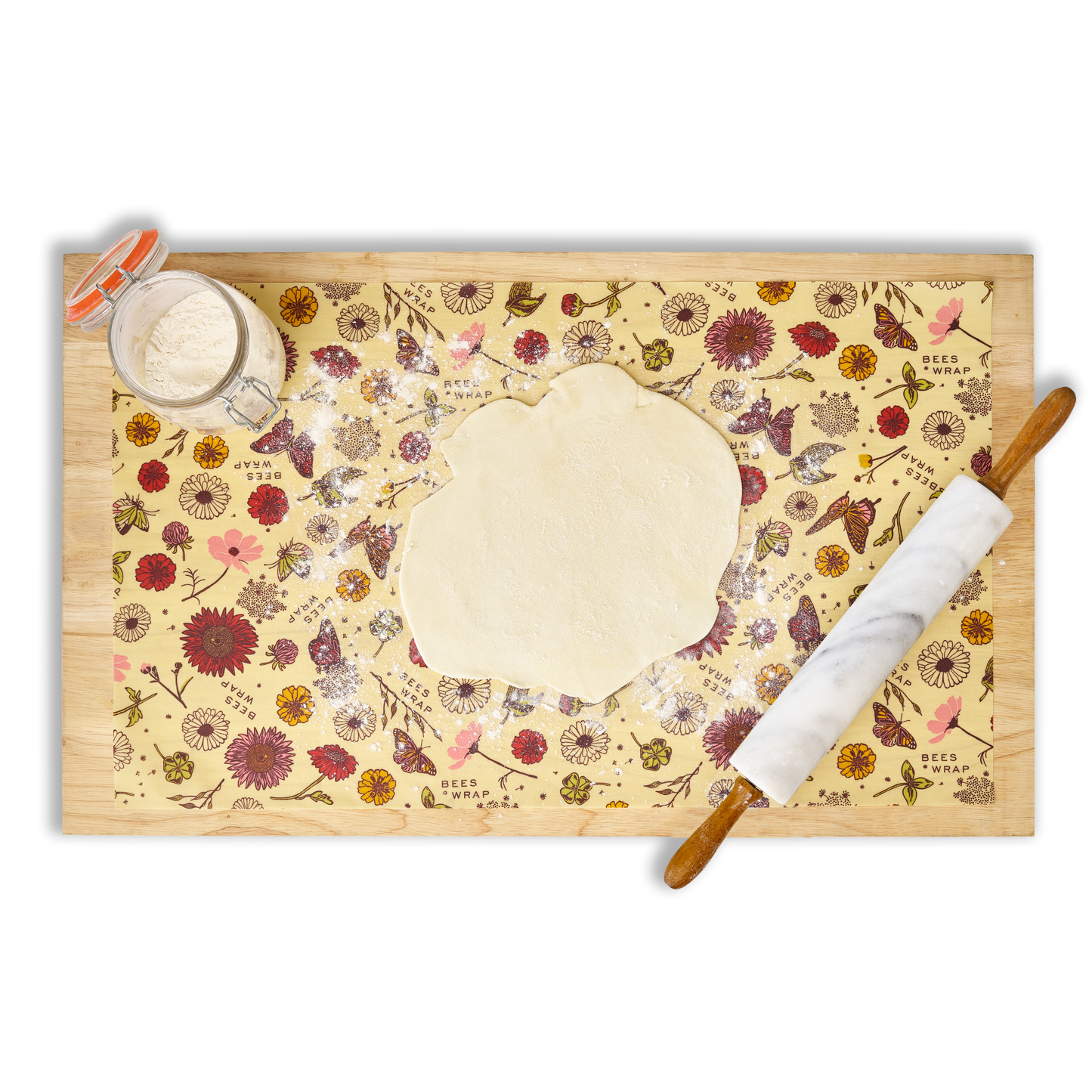 Bee's Wrap: Bread Wrap - Meadow Magic, Vegan Plant Based Wax