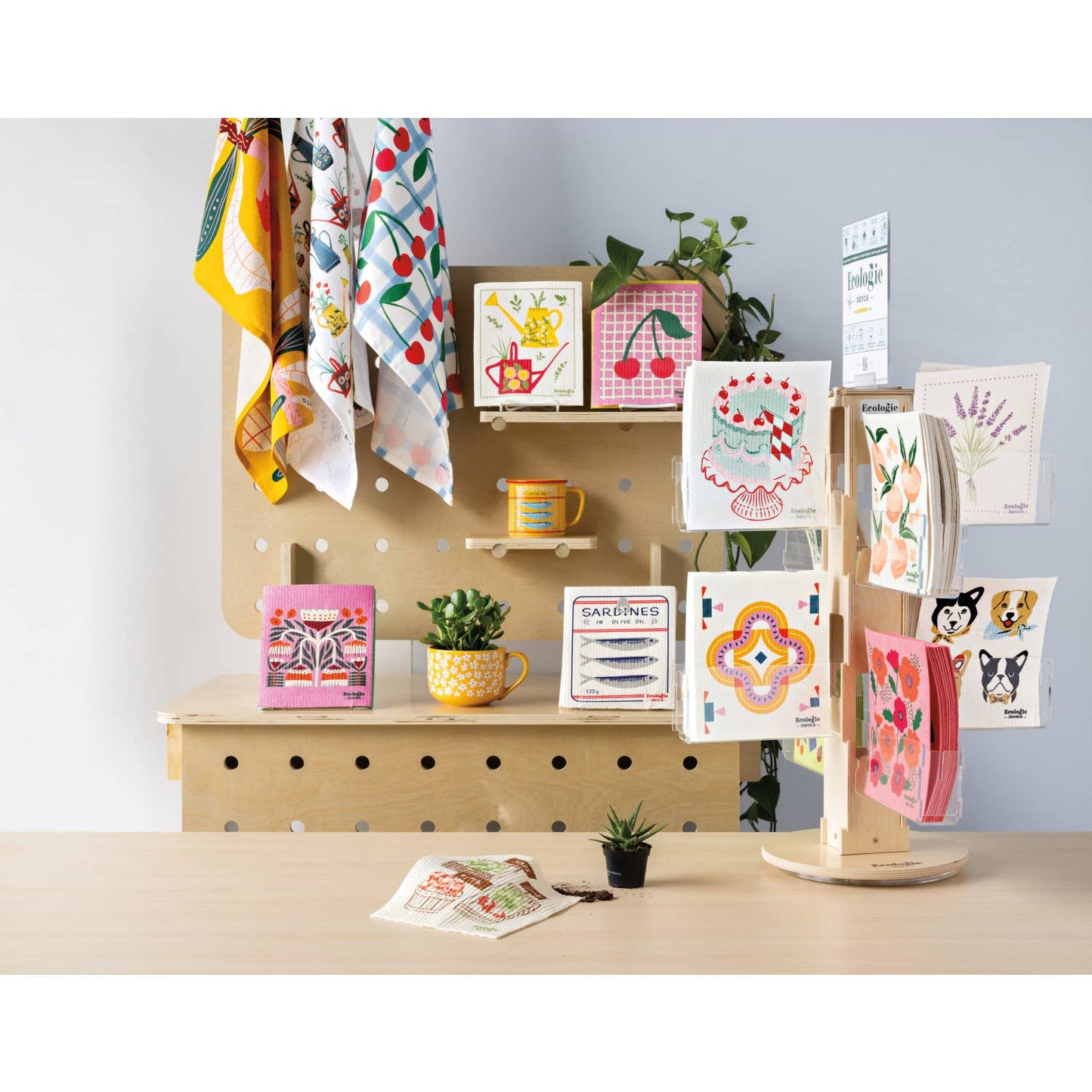 Sardines Swedish Dishcloth