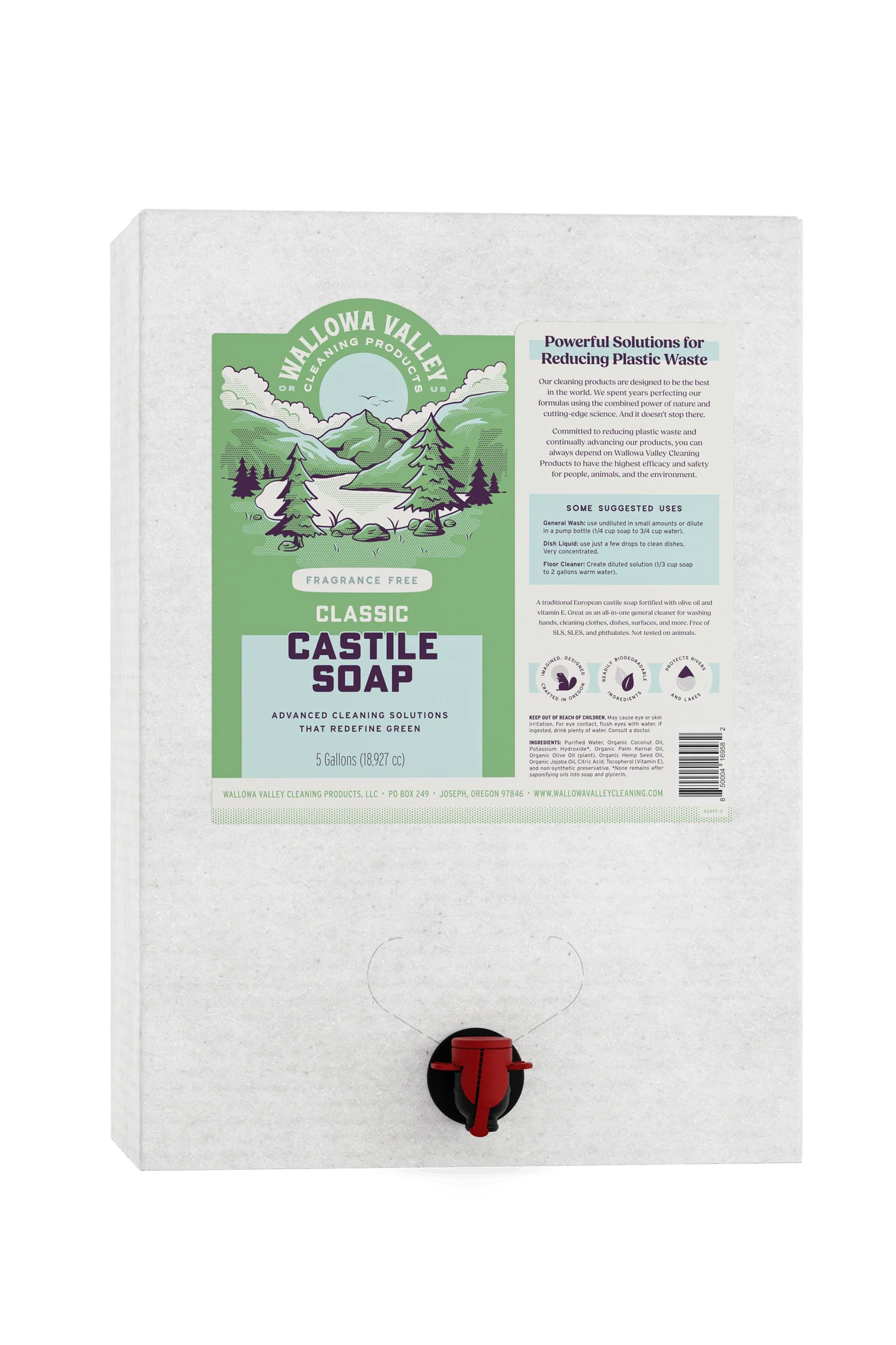 Bulk Castille Soap, Fragrance Free | Wallowa Valley