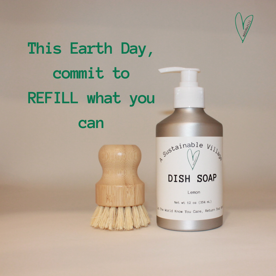 Dish Soap – Lemon (Pre-Filled Aluminum Bottle with Pump)