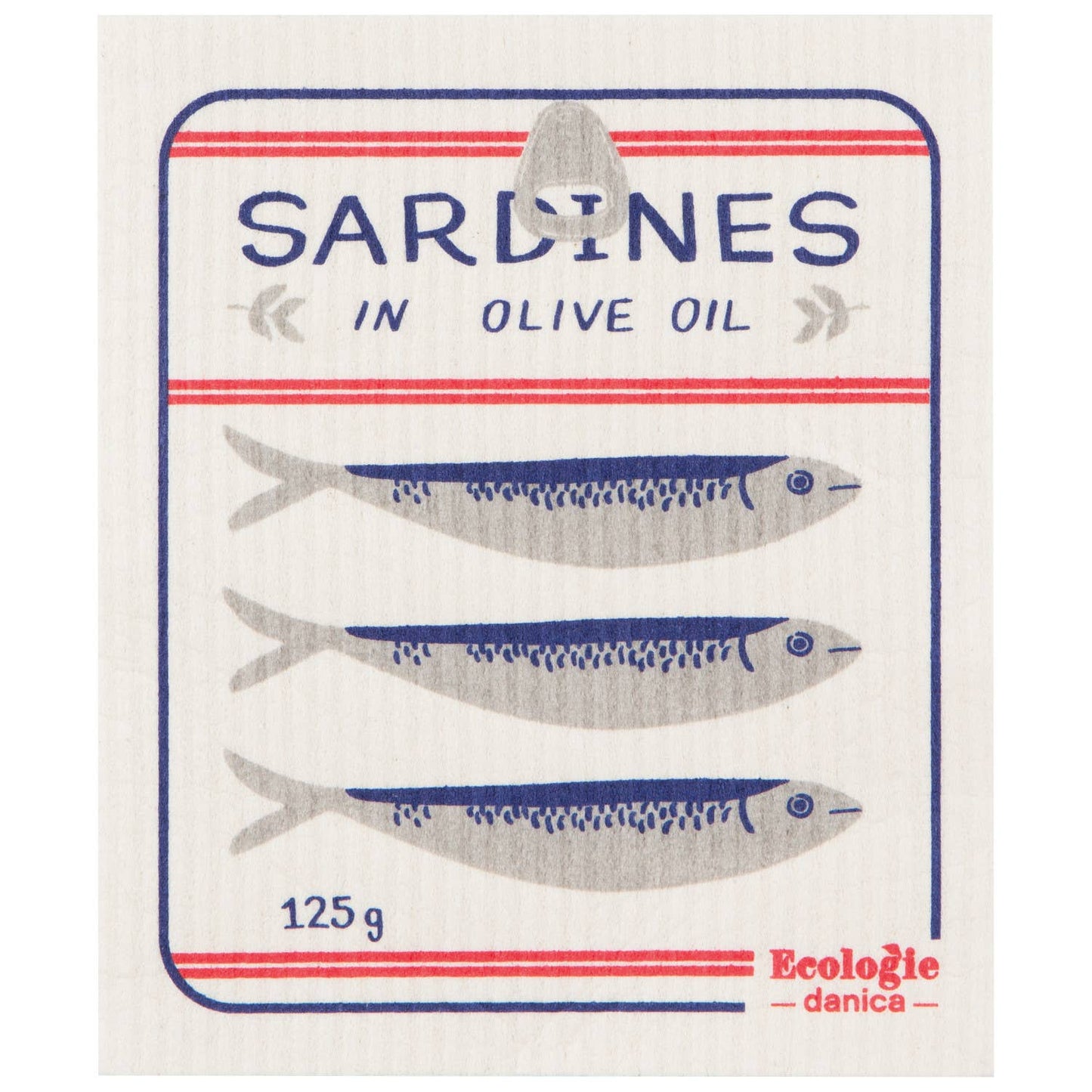 Sardines Swedish Dishcloth