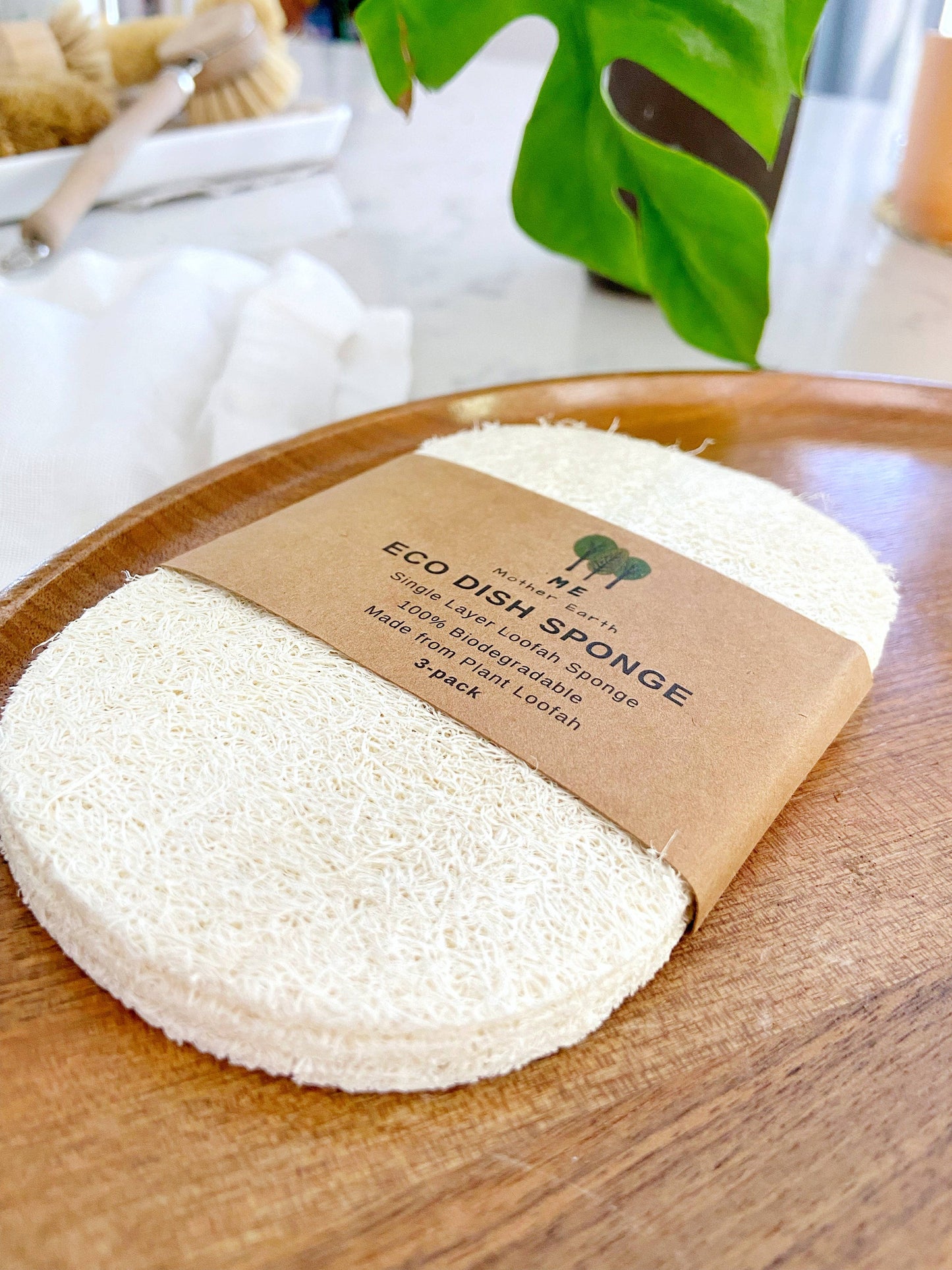 Me Mother Earth: Compostable Eco Dish Sponge, 3-Pack