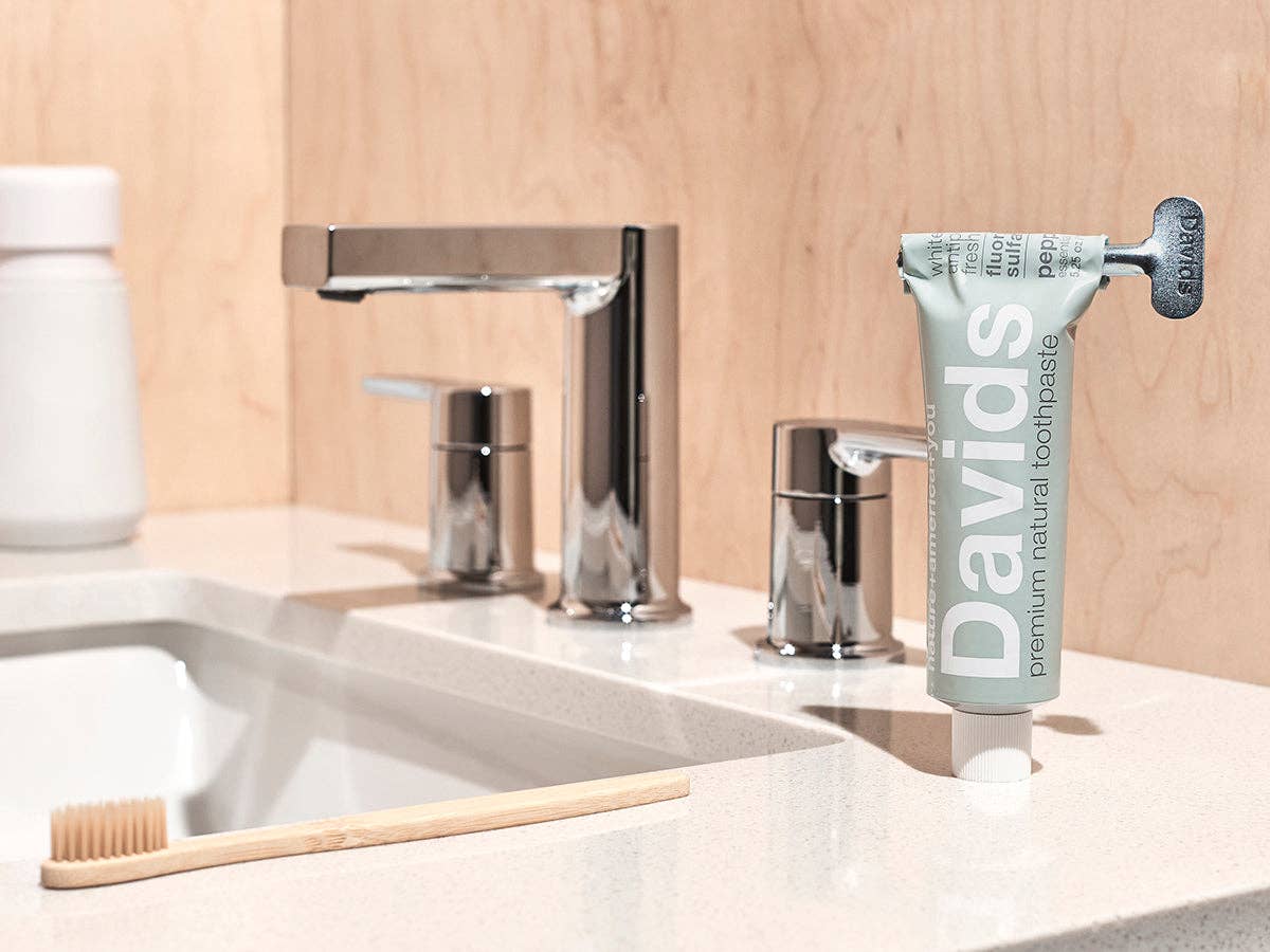 Davids premium toothpaste / peppermint (No NHA)