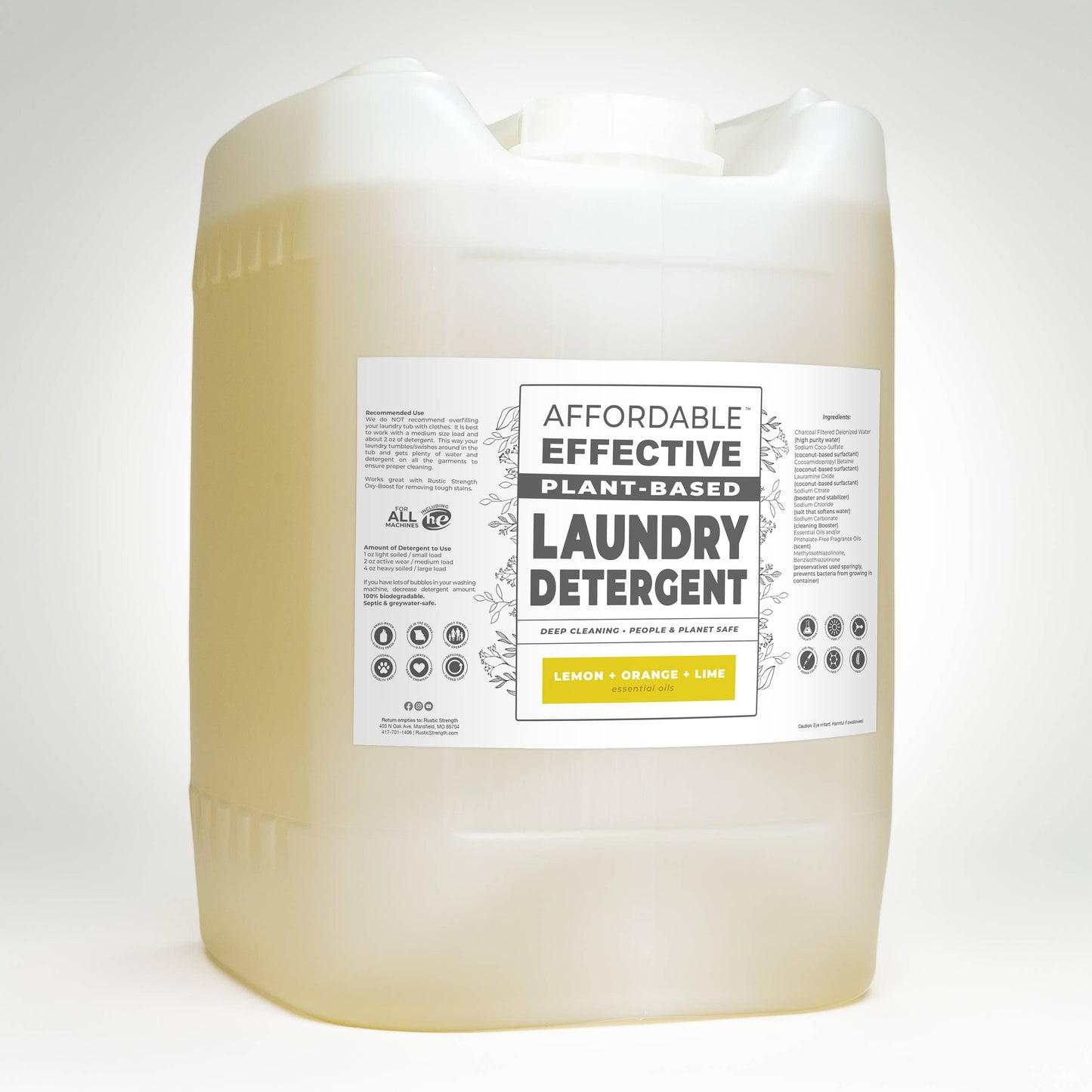Liquid Laundry Detergent | Jasmine Orange Eucalyptus