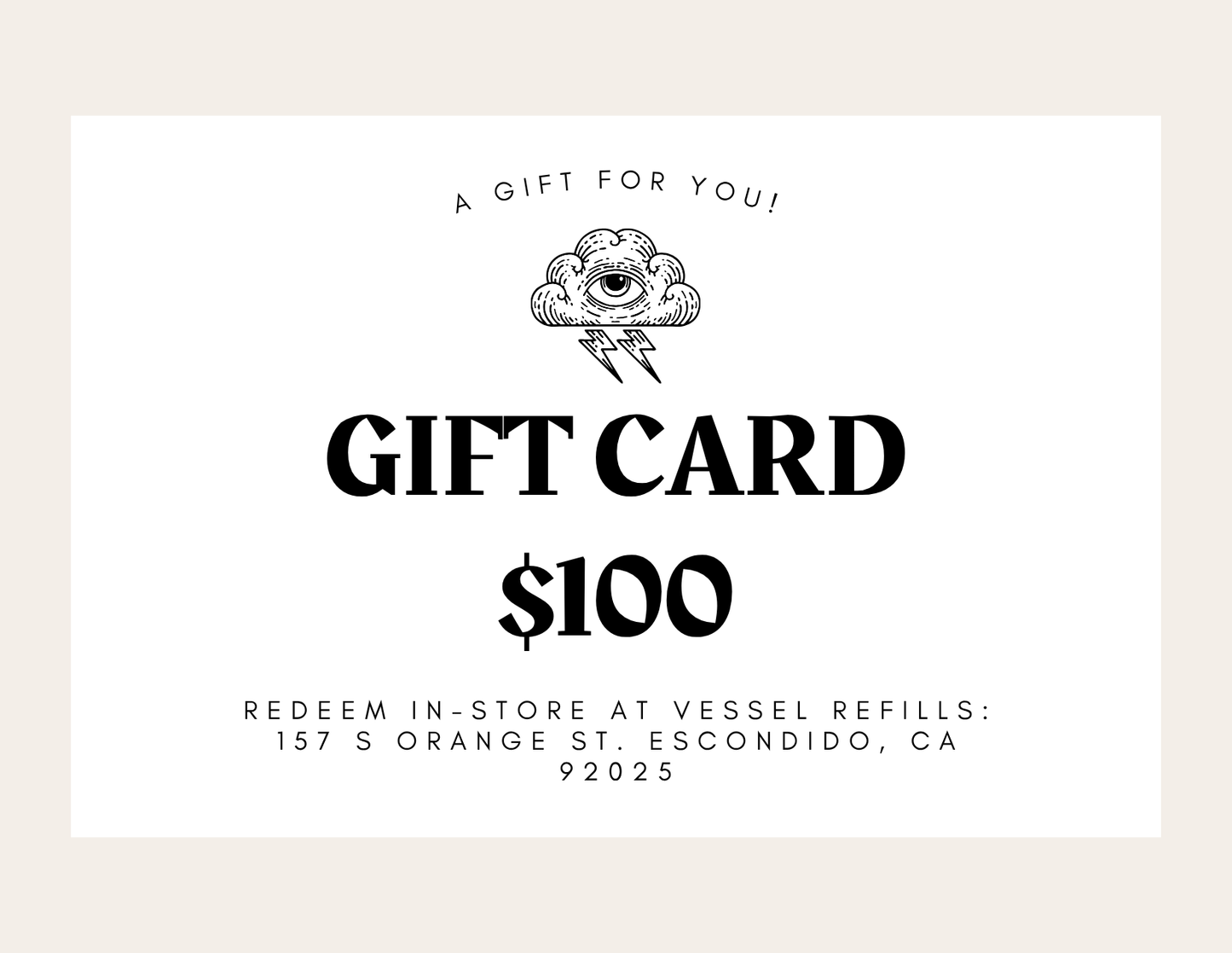 Vessel Refills Giftcard