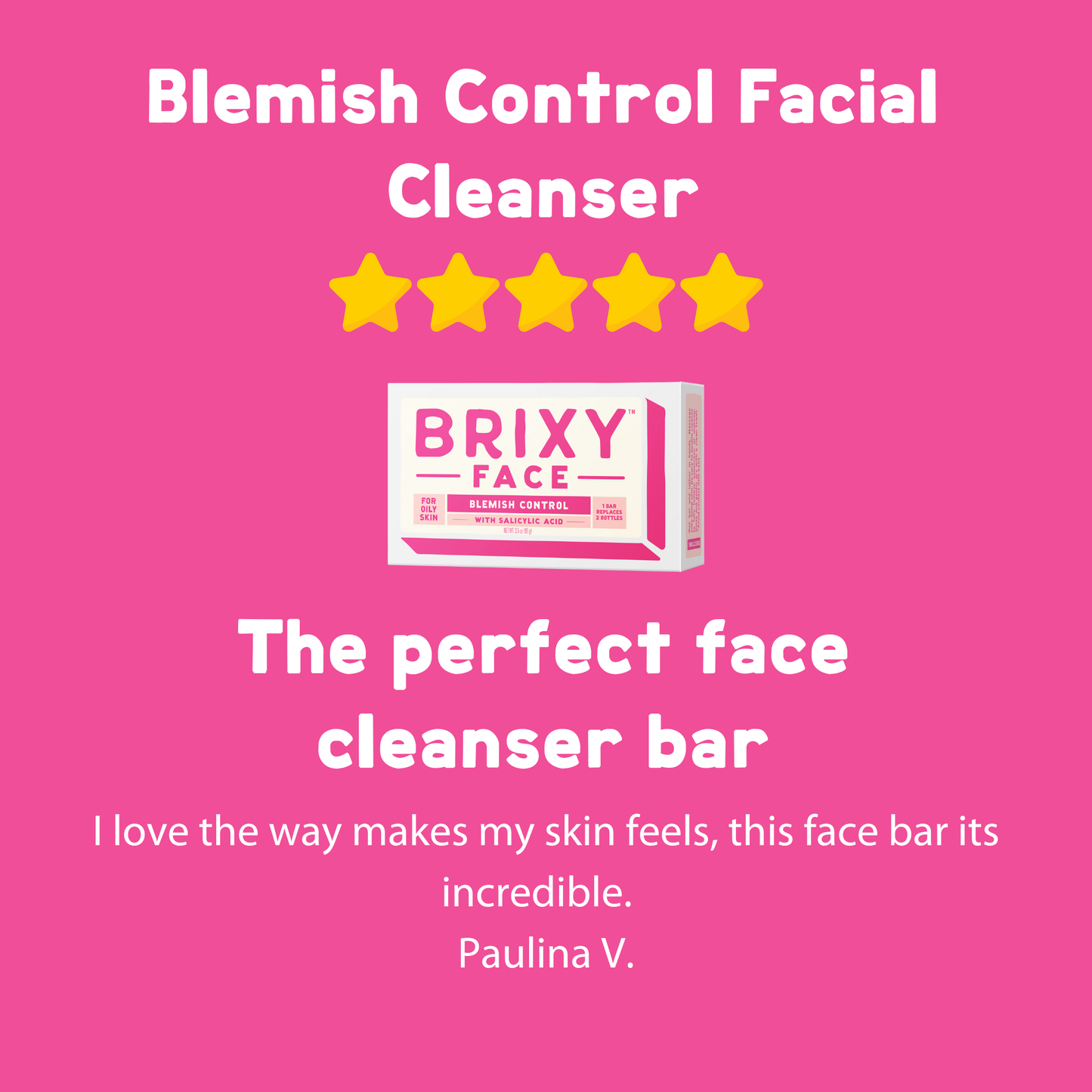 Gentle Blemish Control Facial Cleanser With Salicylic Acid | Brixy