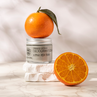 Orange Vetiver Deodorant Cream | Little Seed Farm