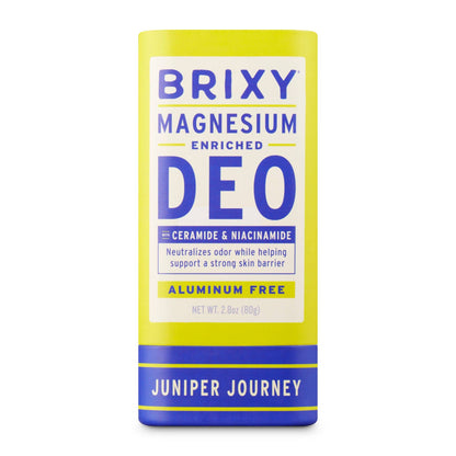 Magnesium Enriched Deodorant , Aluminum Free , Juniper Journey | Brixy