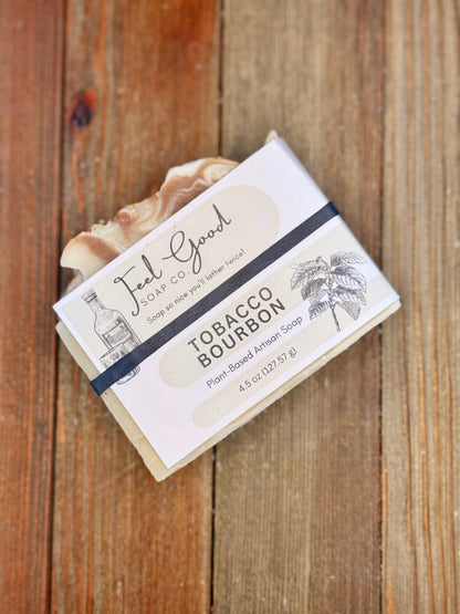 Tobacco Bourbon Organic Coconut Milk Soap | Feel Good Market
