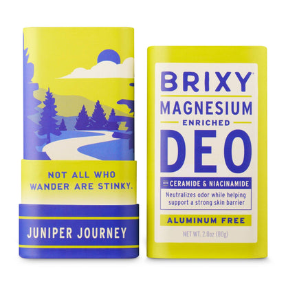Magnesium Enriched Deodorant , Aluminum Free , Juniper Journey | Brixy