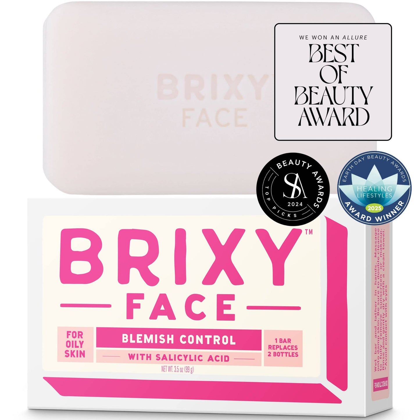 Gentle Blemish Control Facial Cleanser With Salicylic Acid | Brixy