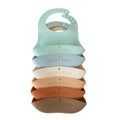 Moss & Faun: Gather & Roll Bib | Tiny Tulip Haus