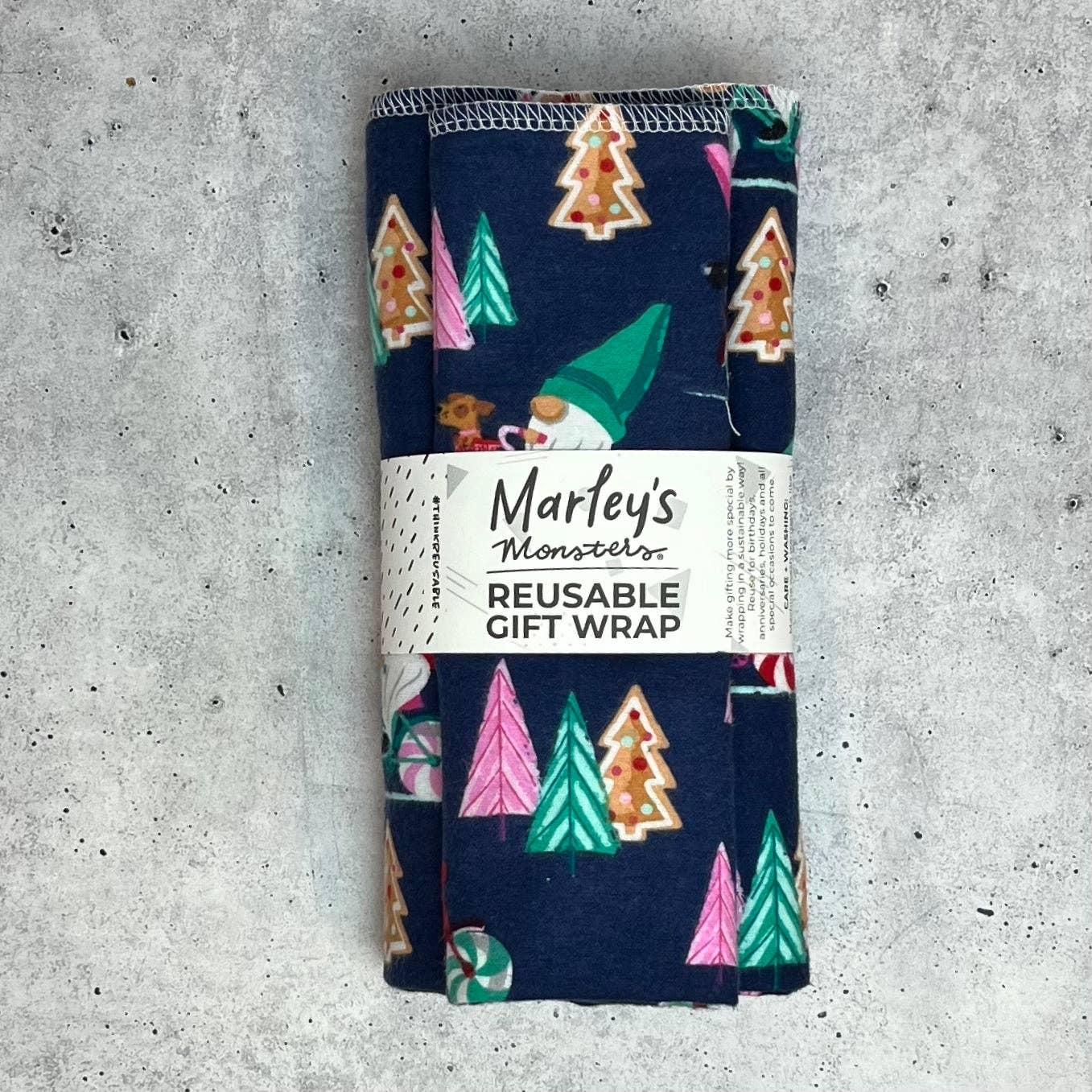 Holiday Reusable Gift Wrap | Marley's Monsters 3 pc Set