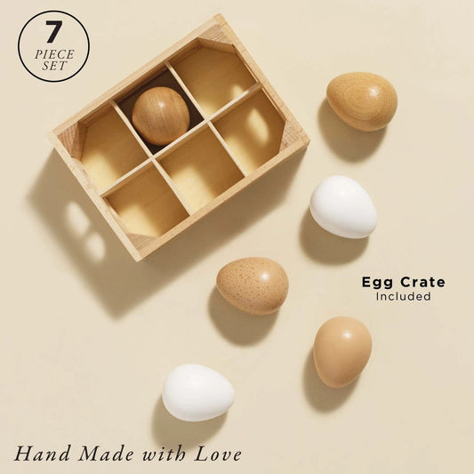 Farm Eggs Wooden Market Crate, Le Toy Van Inc. | Tiny Tulip Haus