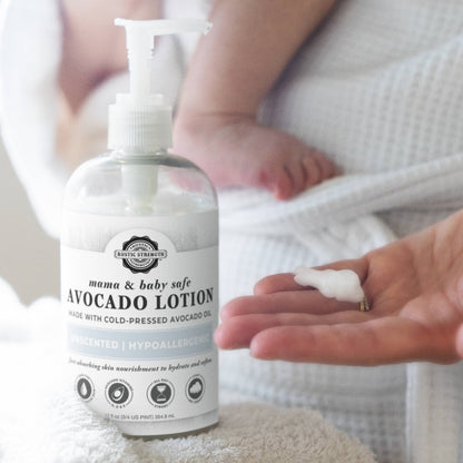 Bulk Avocado Lotion for Face and Body- Mild Formula, Paraben-Free