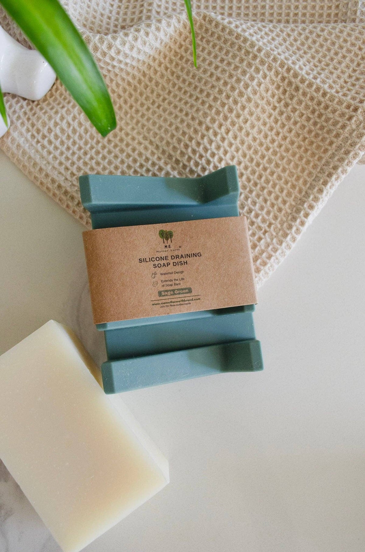 Silicone Draining Soap Dish | Me Mother Earth