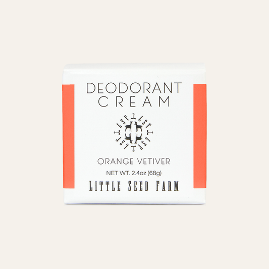 Orange Vetiver Deodorant Cream | Little Seed Farm