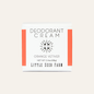 Orange Vetiver Deodorant Cream | Little Seed Farm