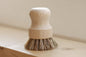 Pot scrubber / Hand Brush White Teakwood - No Tox Life® | CASA AGAVE®
