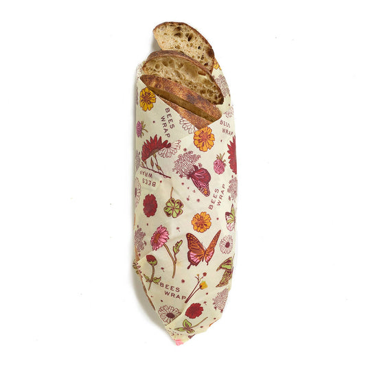 Bee's Wrap: Bread Wrap - Meadow Magic, Vegan Plant Based Wax