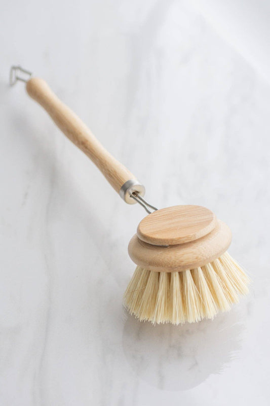 CASA AGAVE® Long Handle Dish Brush with Replaceable Head - No Tox Life