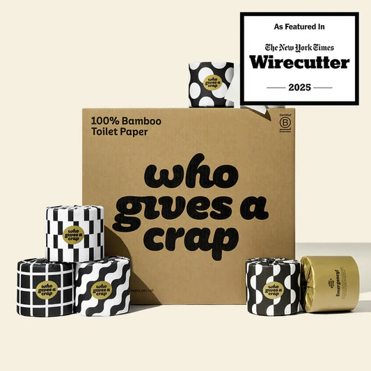 100% Bamboo Toilet Paper – Who Gives a Crap, Individual Rolls