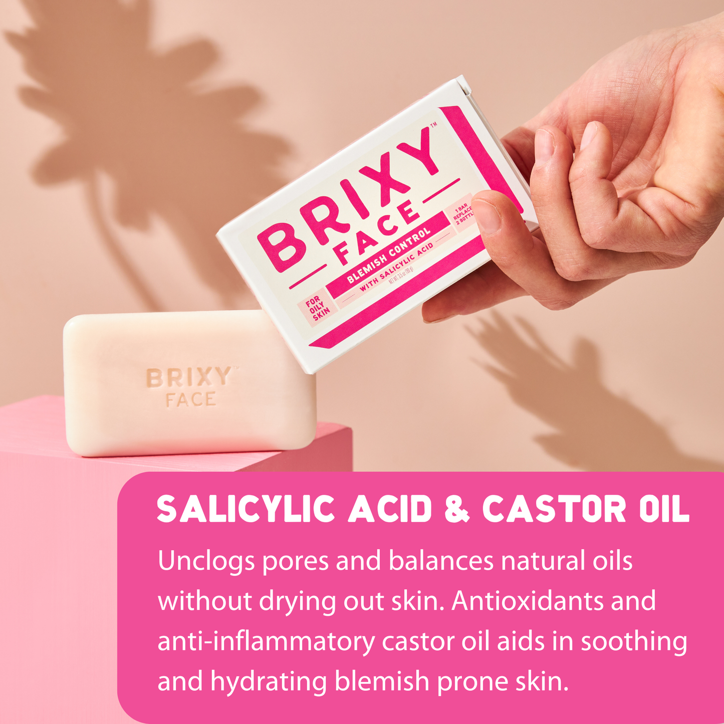 Gentle Blemish Control Facial Cleanser With Salicylic Acid | Brixy