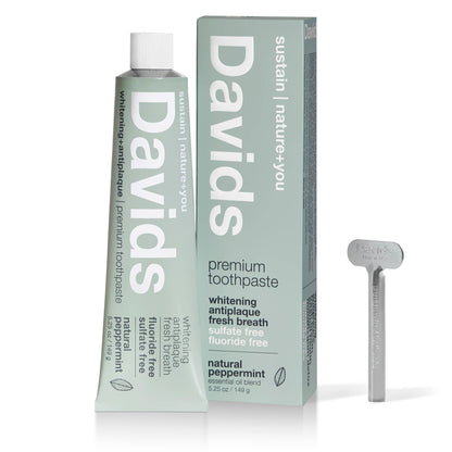 Davids premium toothpaste  /  peppermint (No NHA)