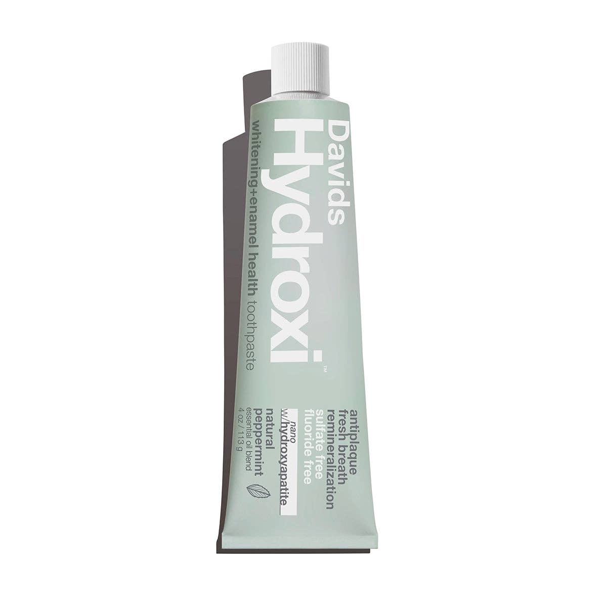 Davids Hydroxi™ whitening+enamel health nano hydroxyapatite premium toothpaste / peppermint