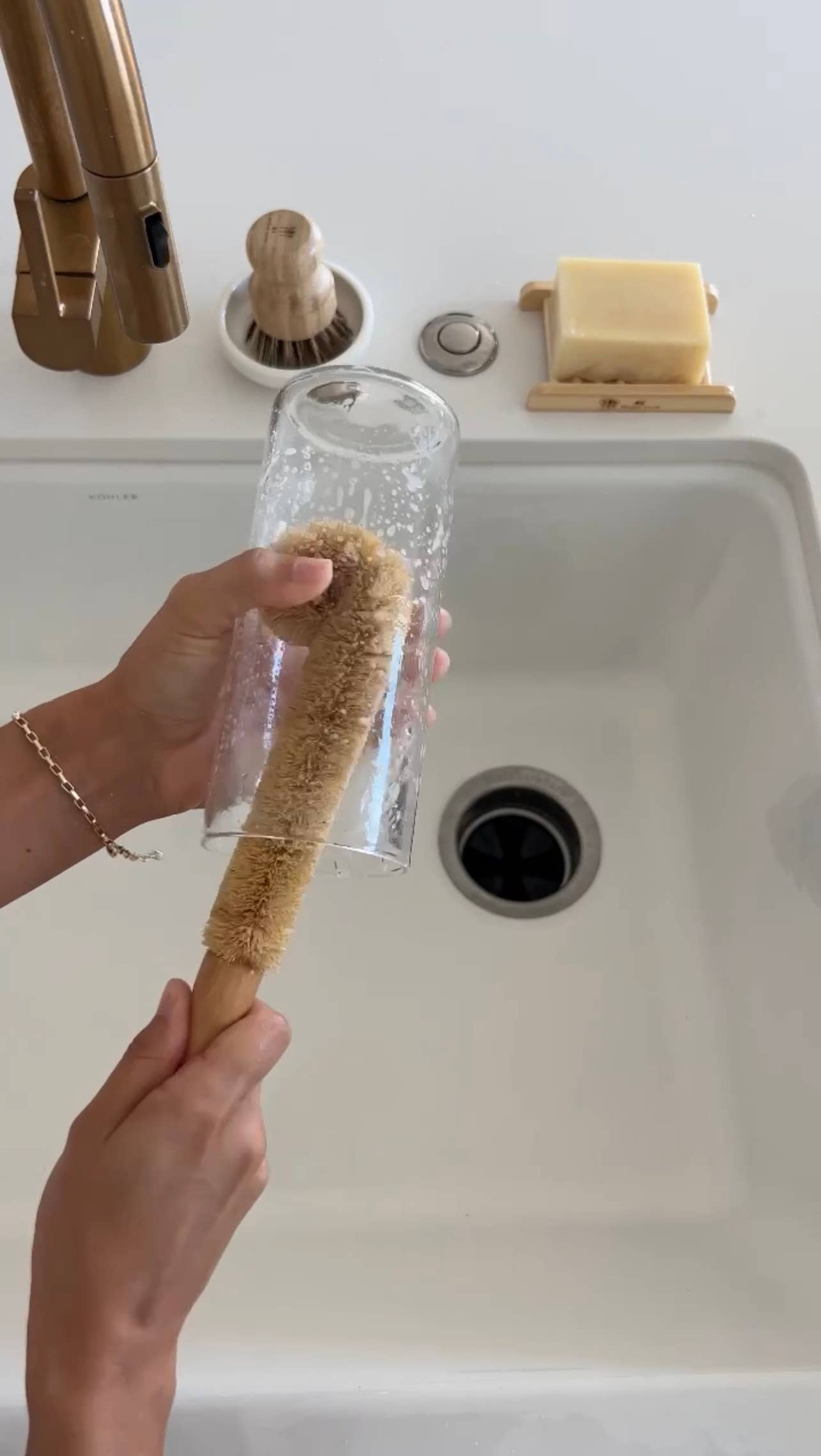 Coconut Bottle Cleaning Brush | Me Mother Earth