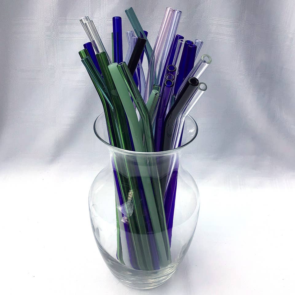 HeartStraws Reusable Glass Straw – Medium