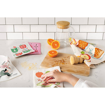 Sweet as Pie Swedish Dishcloth (fall collection)