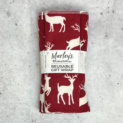 Holiday Reusable Gift Wrap | Marley's Monsters 3 pc Set