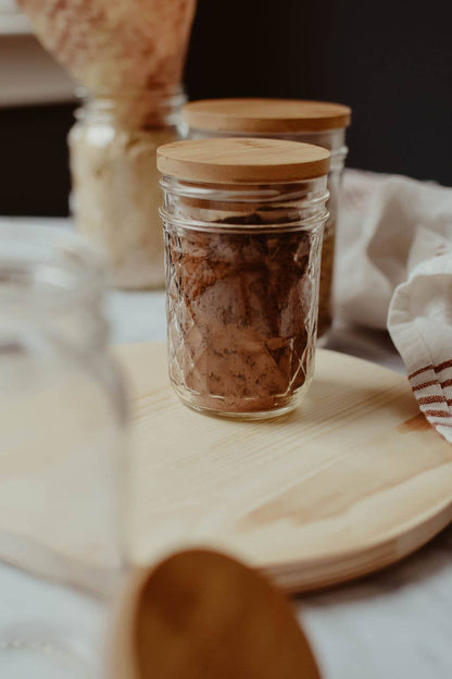 Bamboo Jar Lid Regular Mouth