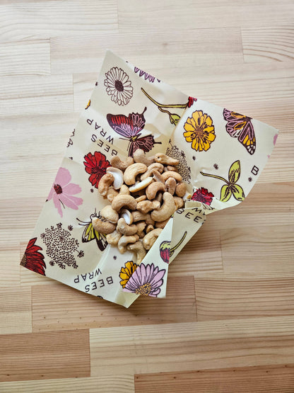 Medium 3 Pack - Meadow Magic, Vegan Wax | Bee's Wrap