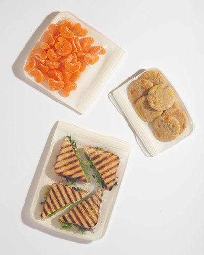 Reusable Silicone Bags - Flat Snack Bag | W&P