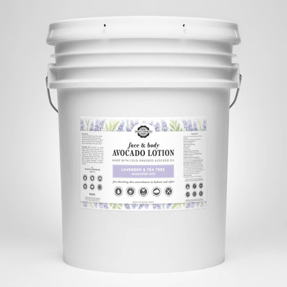 Bulk Avocado Lotion for Face and Body- Mild Formula, Paraben-Free