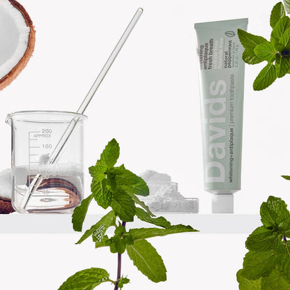 Davids premium toothpaste  /  peppermint (No NHA)