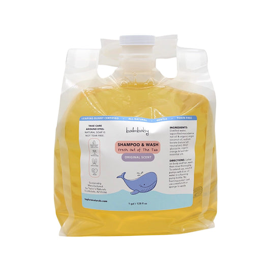 Natural Baby Wash/Shampoo, Original (Lavender/Orange) Taylor's Naturals | Tiny Tulip Haus