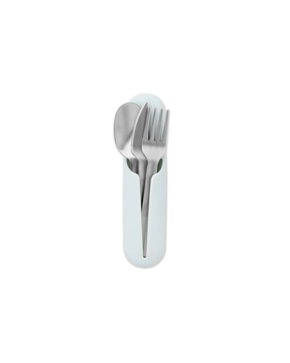 Stainless Steel Utensils Set in Silicone Carry Case