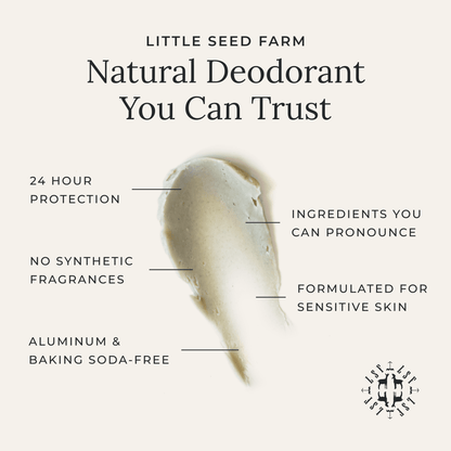 Orange Vetiver Deodorant Cream | Little Seed Farm