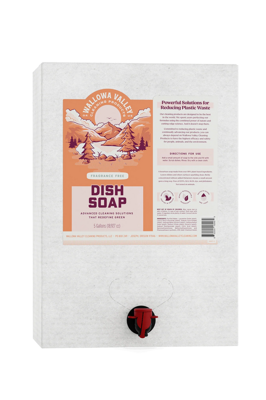 Bulk Liquid Dish Soap, Fragrance Free | Wallowa Valley