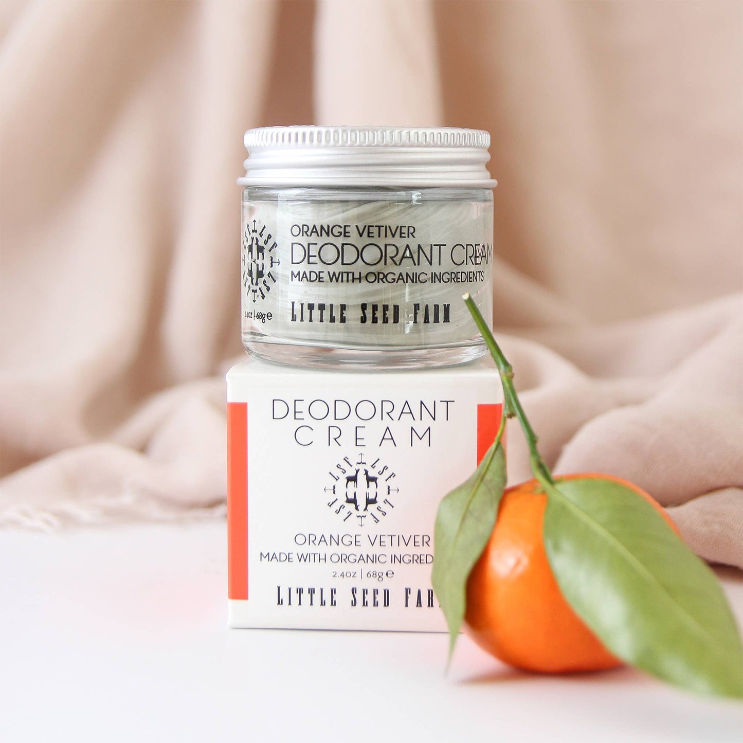 Orange Vetiver Deodorant Cream | Little Seed Farm