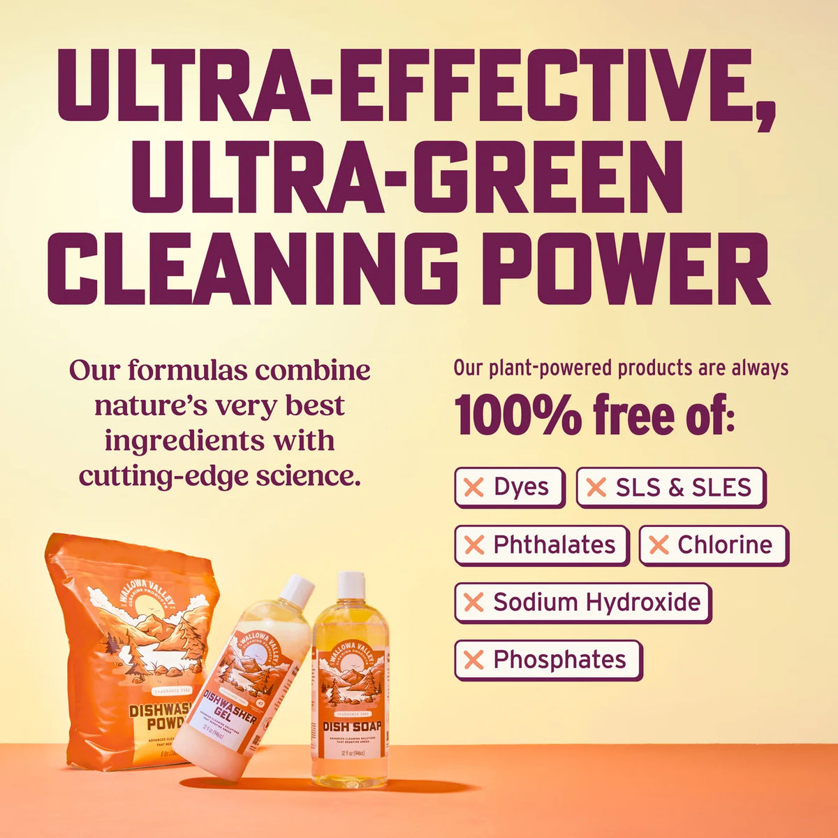 Prefilled Jar: Bulk Dishwasher Powder (16 oz)| Wallowa Valley