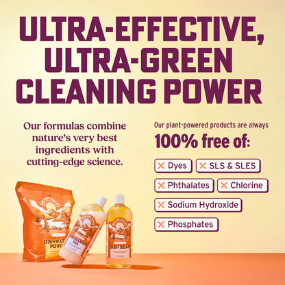 Prefilled Jar: Bulk Dishwasher Powder (16 oz)| Wallowa Valley