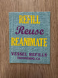 Vessel Refills Screen Printed Patch